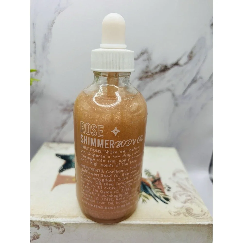 HOME & BODY CO Shine N Glow! Shimmer Body‎ Oil with Rosehip Oil & Honey